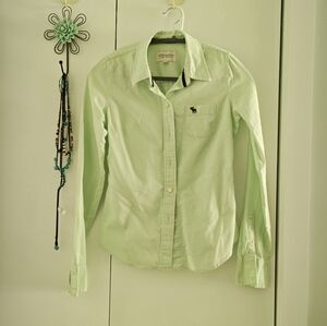 Abercrombie & Fitch Green Shirt